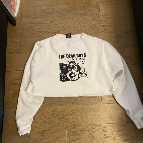 Over sized cropped sweater - Picture 2 of 2